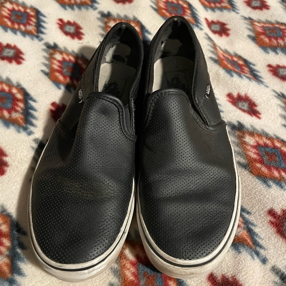 Vans Men's Black Slip-On Shoes